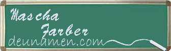 Mascha Farber Visitenkarte